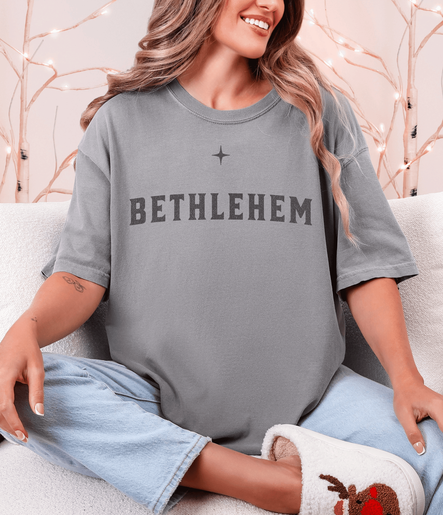 Bethlehem -Unisex Garment-Dyed T-shirt