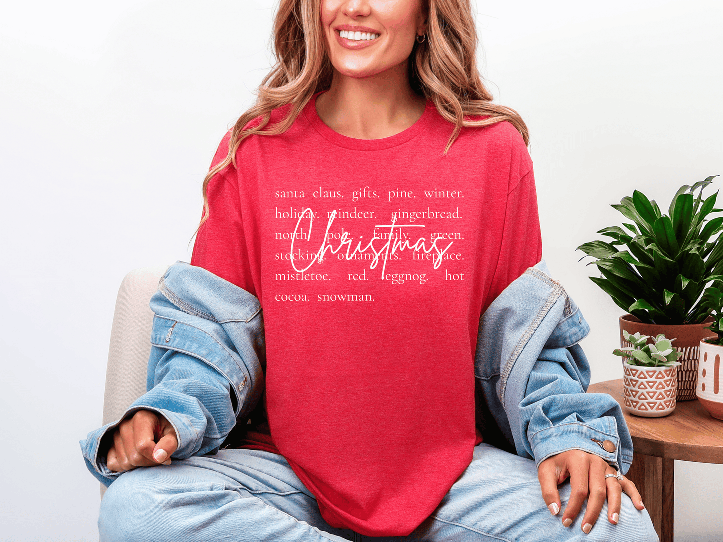 Christmas Vibes Unisex Softstyle T-Shirt, Holiday Gift, Winter Wearing, Festive Apparel, Cozy Christmas Tee, Merry & Bright Shirt