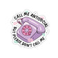 Cute Antisocial Die-Cut Stickers | Laptop Decor, Phone Accessory, Gift for Friends, Funny Quote Stickers, Fun Home Decor